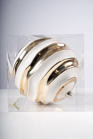 10" White/Gold Ball