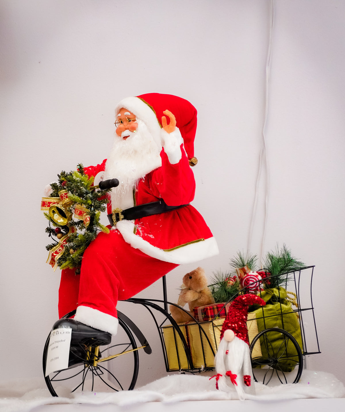 36" Santa on Tricycle - Cheerful Collection– Casa Febus | Home • Design